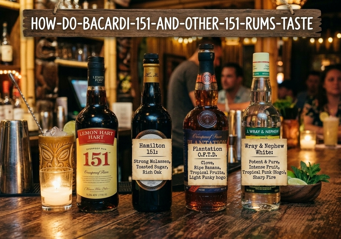 How Do Bacardi 151 and Other 151 Rums Taste